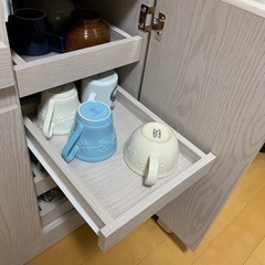 LOWYA 食器棚　シェルフ　キッチンラックの画像
