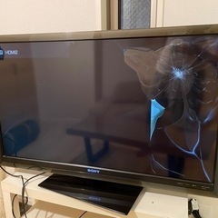 ジャンク　BRAVIA 55インチ液晶テレビ　7/20中