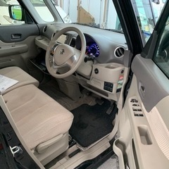 審査なし自社ローンあります　スズキスペーシア　 平成25年式 走行11万キロ 車検2年付 スマートキー プッシュスタート ナビ　テレビ　バックカメラ　ETC 両側スライドドア　左電動 修復歴なしの画像