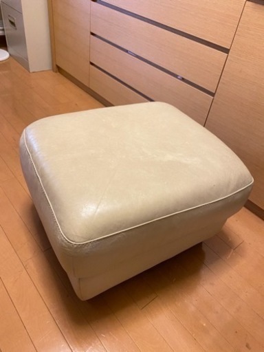 本革ソファ　腰掛け　足置き場　付属品