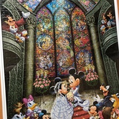 ディズニー ウェディング パズル 額 500ピースの画像