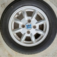 155/65R13       夏タイヤアルミセットの画像