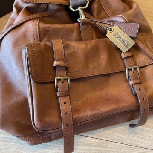 ★最終値下げ★定価11万円 COACH ブリーカー バックパック レザーリュック ブラウン