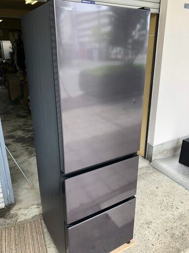 HITACHI　日立　375L　3ドア　冷凍冷蔵庫　2021年製