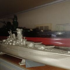 戦艦ヤマト特大プラモデルの画像