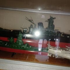 戦艦ヤマト特大プラモデルの画像