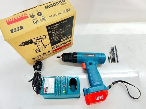 充電式ドライバドリル makita マキタ 6620DW 7.2V  ドリル ドライバ2役 70kgf・cm  /  AJ-0277-P1