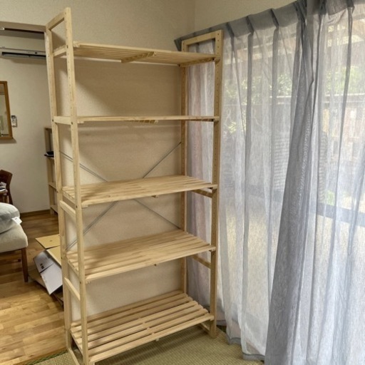 お譲り先決まりました　新品　ニトリ　パイン材ラック