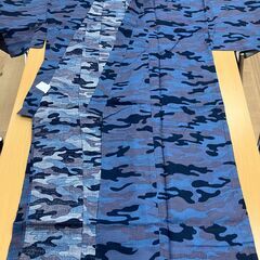 男性用浴衣　帯付　300円　№285　サイズＬ