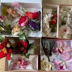 コサージュ　造花