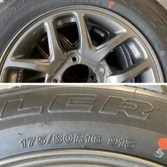 JB64 ジムニー 純正ホイール 175/80R16  スペア付き 5本の画像