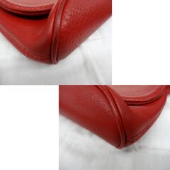 COACH オールドコーチ ショルダーバッグ H6B-4919 レッド レザー 本革 西岡店 の画像