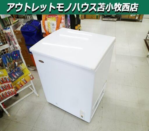 現状品 電気冷凍庫 101L 2006年製 Haier JF-NC101A 直冷式 上開き キャスター付き ホワイト 家電 ハイアール 苫小牧西店