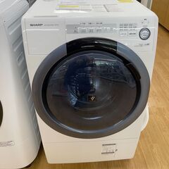 ドラム式洗濯機　シャープ　ES-S7C-W　2018年製　7kg　SJ384