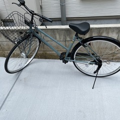 自転車　カゴ付き　ほぼ新品