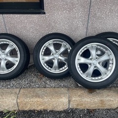 中古タイヤホイールセット　17インチ　offset52