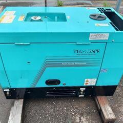 建設機械　ディーゼルエンジン発電機　デンヨー製の画像