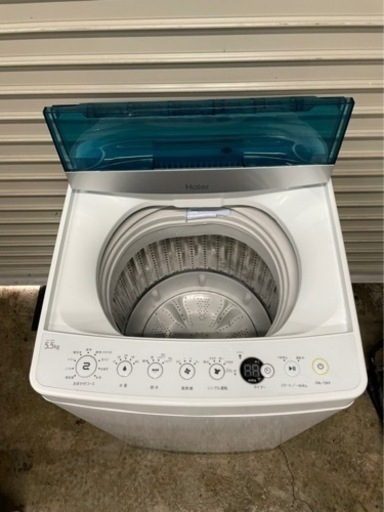 y2070 分解清掃済み　Haier 2018年　5.5kg洗濯機　JW-C55A　ハイアール　洗濯機