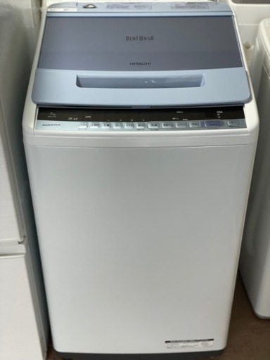 送料・設置込み　洗濯機　7kg HITACHI 2019年