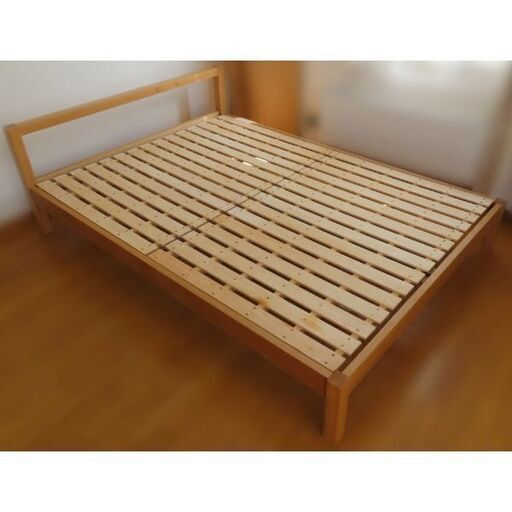 ♪無印良品 ダブルベッド フレーム ♪