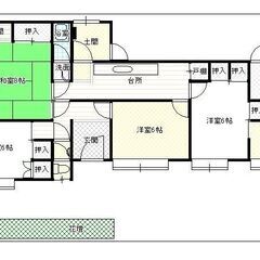 ロードサイド◆庭付き賃貸住宅◆月５万円◆ - 不動産