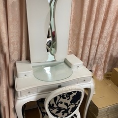 大塚家具　ドレッサー　椅子付き