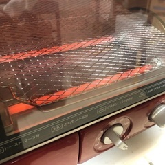 2016年製 タイガーオーブントースター「うまパントースターKAE-G13N」レッドの画像