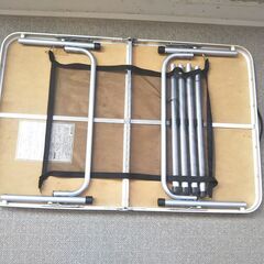  キャンプ テーブル 折りたたみ アウトドア 90x60cm 二段高さ調節 持ち運び ピクニック レジャー バーベキューの画像