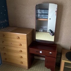 【今月で終了！あげます】化粧台