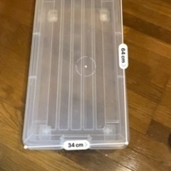 キャスター付き収納ケース×2の画像