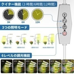 植物育成ライト LED  110W 室内栽培ランプの画像