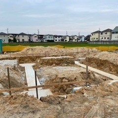 建築住宅基礎工事の画像