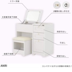 2020年アマゾン購入ドレッサーの画像