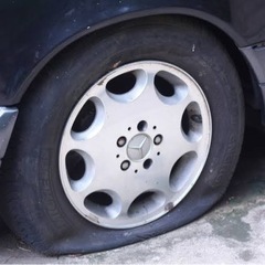パンク修理やります