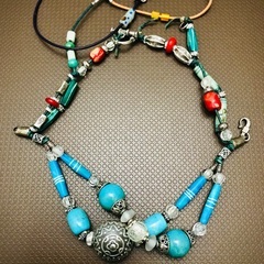 凝りに凝った超大作！2wayブレスレット/“ designer ohsis ” original design accessory〜美品の画像
