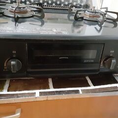 都市ガス用2口コンロの画像