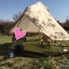 【再値下げ】GEテント2.5 ニュートラルアウトドア　キャンプ　テント　ゲル型ワンポールの画像