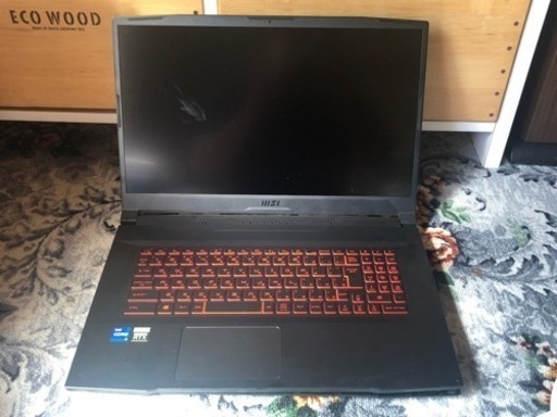 MSI ゲーミングノートパソコン　第11世代　corei7搭載　クラボ　RTX3050
