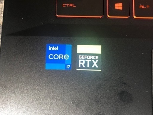 MSI ゲーミングノートパソコン　第11世代　corei7搭載　クラボ　RTX3050
