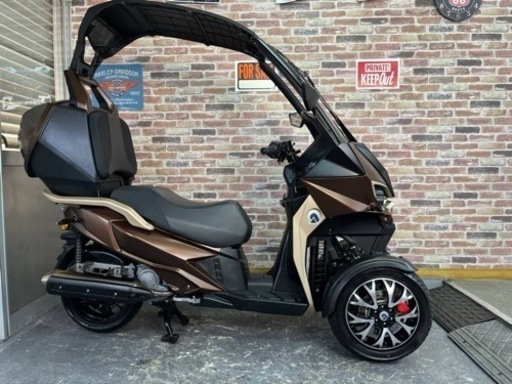 【大人カラー！後期型液晶パネル♪】  ADIVA AD1 200 アディバ 屋根付三輪 側車付軽二輪登録 絶好調美車 ロールロック付  【動画有】  Tre トレ