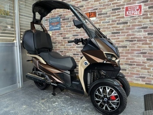 【大人カラー！後期型液晶パネル♪】  ADIVA AD1 200 アディバ 屋根付三輪 側車付軽二輪登録 絶好調美車 ロールロック付  【動画有】  Tre トレ