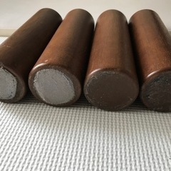 【7/27迄】20cm 無印良品　脚付きマットレスベッド　脚4峰の画像