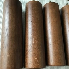 【7/27迄】20cm 無印良品　脚付きマットレスベッド　脚4峰の画像