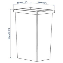 IKEA ゴミ箱　FILUR フィルール　3個