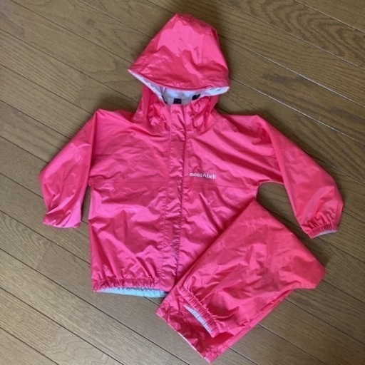 mont-bell レインコート　サイズ100 キッズ