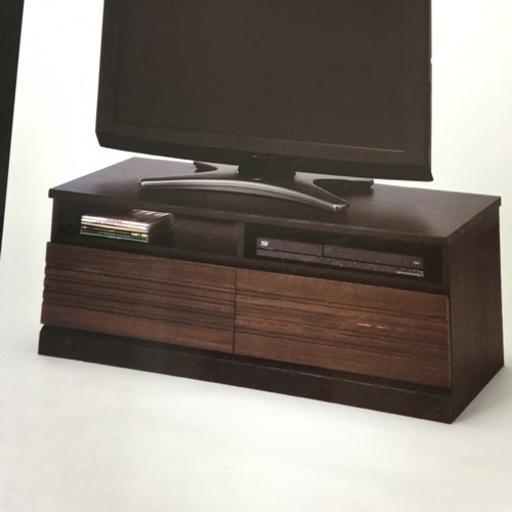 取引場所　南観音　ロ2207-692 CAINZ ローボード　カルボナ　未組み立て品　外箱痛みあり　ダークブラウン　新品価格12800円の品