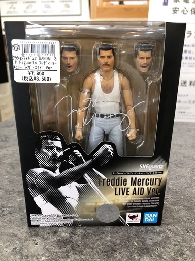 アクションフィギュア　BANDAI S.H.Figuarts フレディ・マーキュリー　ライヴ・エイド　Ver.