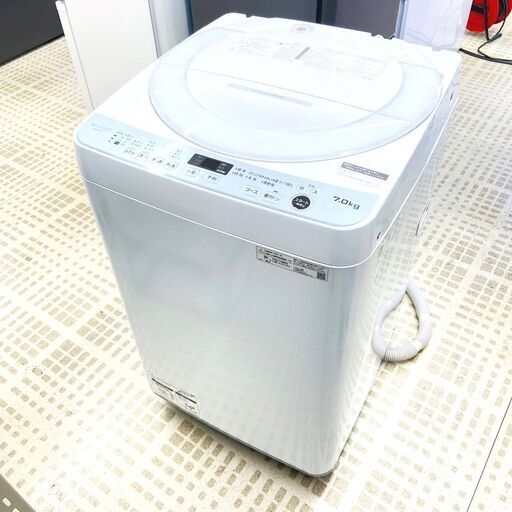 1/3シャープ/SHARP 洗濯機 ES-GE7F 2021年製 7キロ