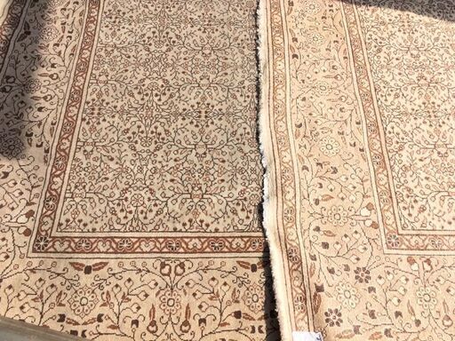 トルコ絨毯　カイセリ　Turkish carpet  KAYSERI NATUREL 縦3.63ｍ×横2.44ｍ
