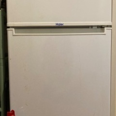 小型冷蔵庫　2ドア　Haier JR N85A